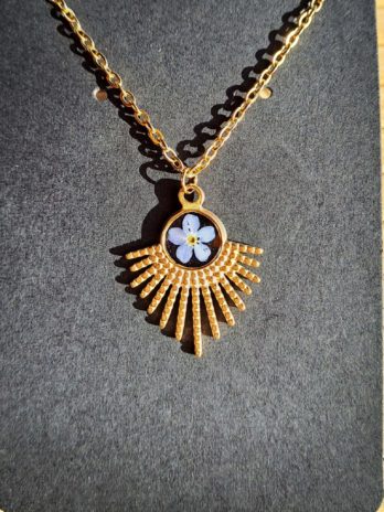 Pendentif Soleil Myosotis