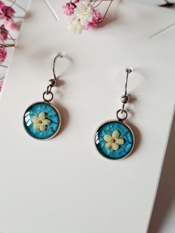 Boucles d’oreilles fleurs de sureau