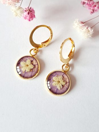 Boucles d’oreilles fleurs de sureau