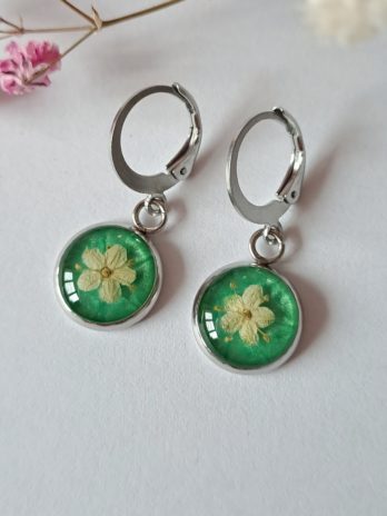 Boucles d’oreilles fleurs de sureau