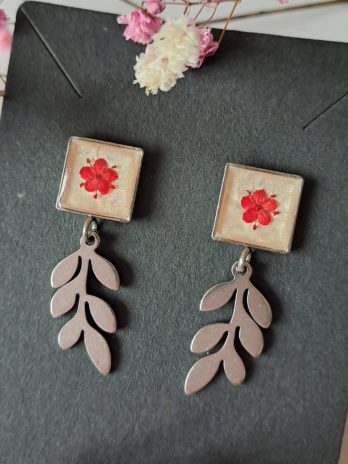 Boucles d’oreilles fleurs de sureau